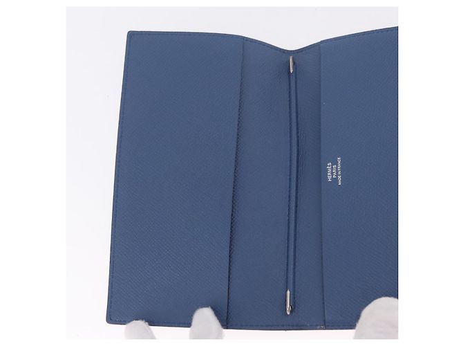 Hermès HERMES Agenda Vision Day Planner Cover Leather Blue - vista 14