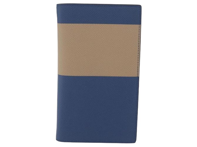 Hermès HERMES Agenda Vision Day Planner Cover Leather Blue - vista 2