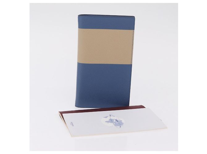 Hermès HERMES Agenda Vision Day Planner Cover Leather Blue - vista 27