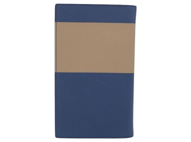Hermès HERMES Agenda Vision Day Planner Cover Leather Blue - vista 3