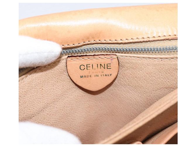Céline CELINE Macadam Canvas Shoulder Bag PVC Leather Brown Gold - vista 15