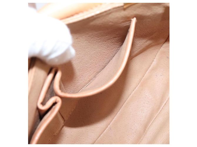 Céline CELINE Macadam Canvas Shoulder Bag PVC Leather Brown Gold - vista 20