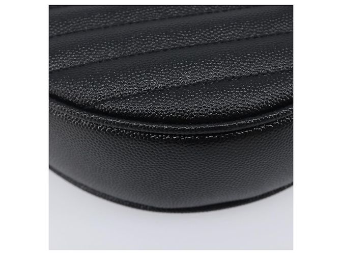 Autre Marque Saint Laurent Chain Viel Shoulder Bag Leather Black Gold - vista 13