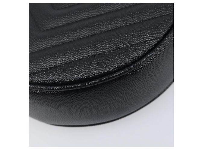 Autre Marque Saint Laurent Chain Viel Shoulder Bag Leather Black Gold - vista 14