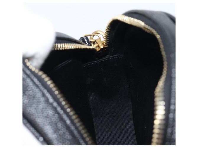 Autre Marque Saint Laurent Chain Viel Shoulder Bag Leather Black Gold - vista 19