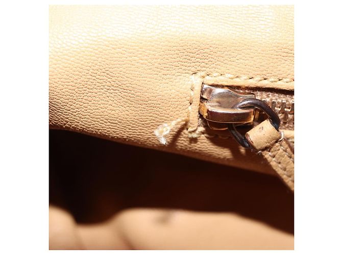 PRADA Chain Shoulder Bag Vittero Dino Leather Red Gold - vista 22