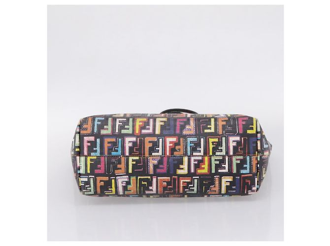 FENDI Zucca Canvas Tote Bag PVC Leather Multicolor 8BH185 - vista 10