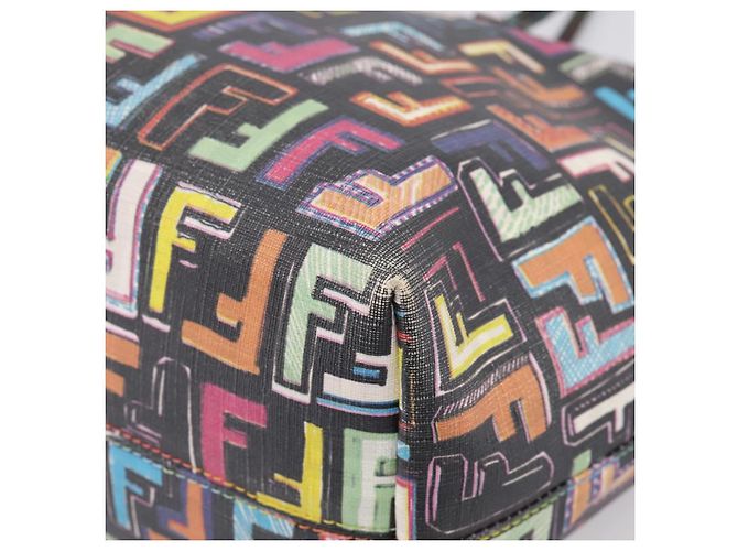 FENDI Zucca Canvas Tote Bag PVC Leather Multicolor 8BH185 - vista 13