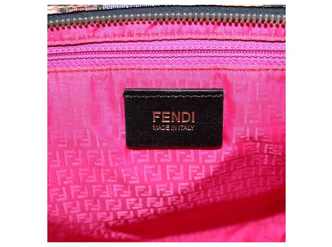 FENDI Zucca Canvas Tote Bag PVC Leather Multicolor 8BH185 - vista 17