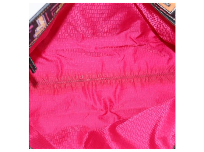 FENDI Zucca Canvas Tote Bag PVC Leather Multicolor 8BH185 - vista 18