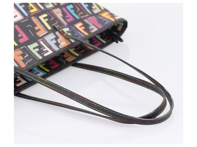 FENDI Zucca Canvas Tote Bag PVC Leather Multicolor 8BH185 - vista 7