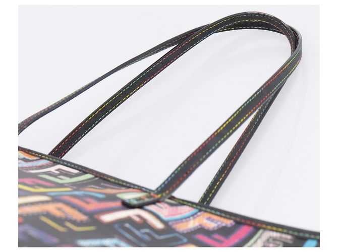 FENDI Zucca Canvas Tote Bag PVC Leather Multicolor 8BH185 - vista 9