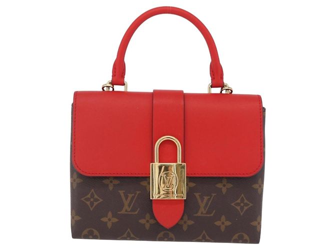 LOUIS VUITTON Monogram Rocky BB Hand Bag Red M44322 LV - vista 2
