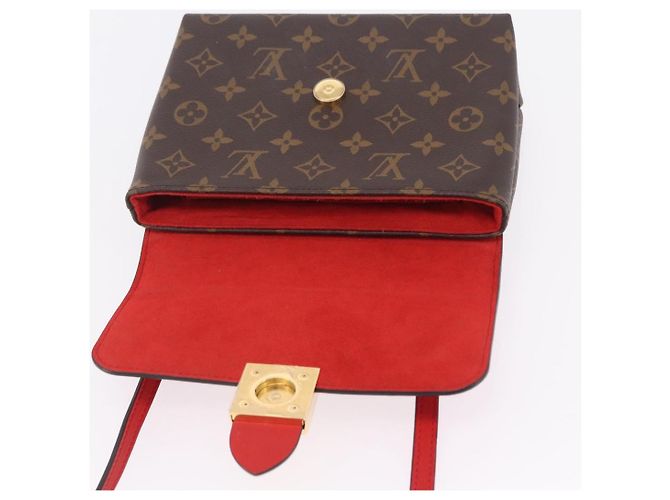 LOUIS VUITTON Monogram Rocky BB Hand Bag Red M44322 LV - vista 22