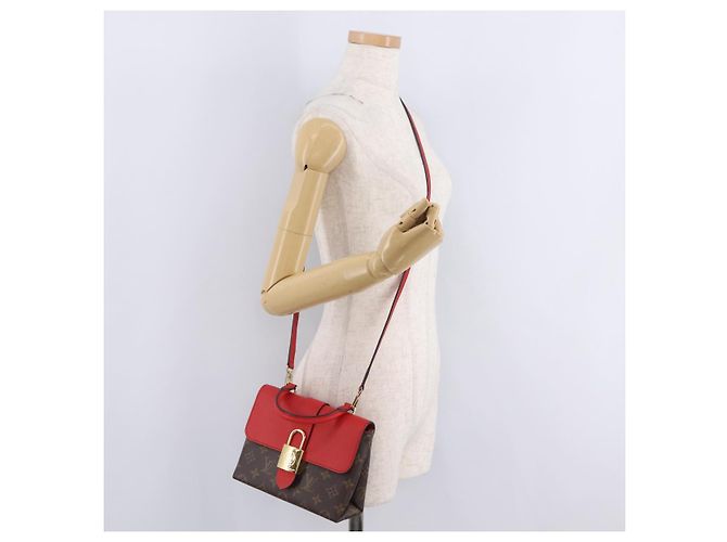 LOUIS VUITTON Monogram Rocky BB Hand Bag Red M44322 LV - vista 31