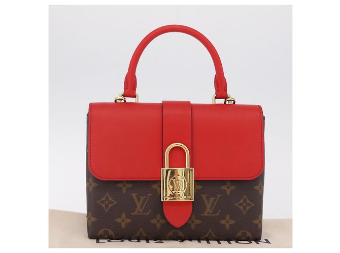 LOUIS VUITTON Monogram Rocky BB Hand Bag Red M44322 LV - vista 32