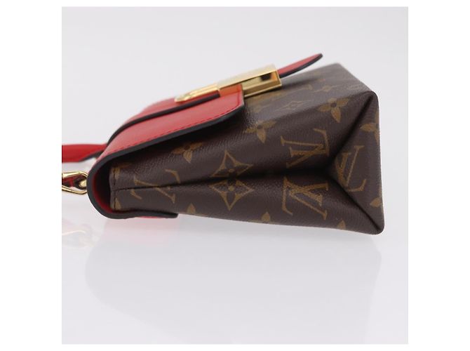 LOUIS VUITTON Monogram Rocky BB Hand Bag Red M44322 LV - vista 5