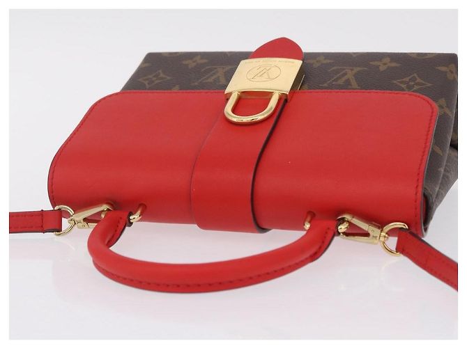 LOUIS VUITTON Monogram Rocky BB Hand Bag Red M44322 LV - vista 6