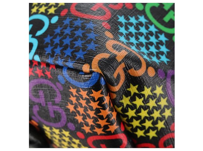 GUCCI GG Psychedelic Boston Bag PVC 2way Multicolor Silver 602619 - vista 19