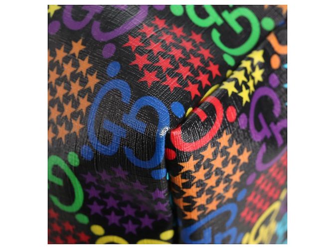 GUCCI GG Psychedelic Boston Bag PVC 2way Multicolor Silver 602619 - vista 20