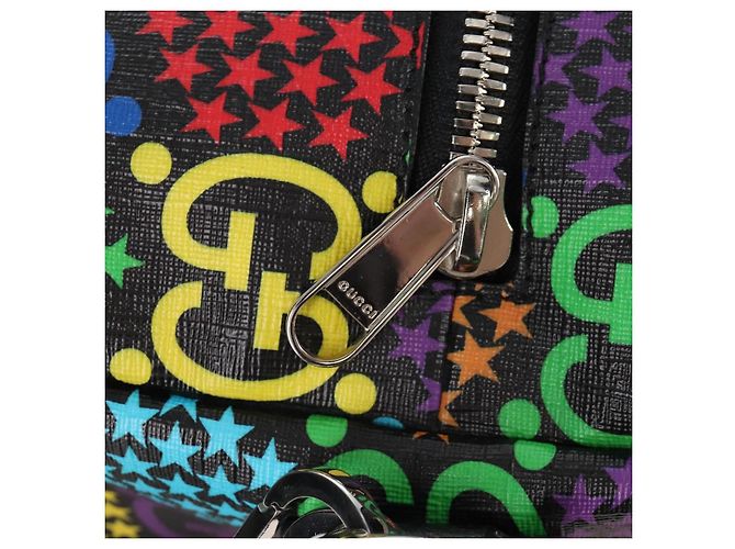 GUCCI GG Psychedelic Boston Bag PVC 2way Multicolor Silver 602619 - vista 21