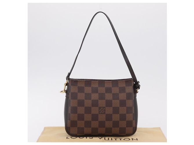 LOUIS VUITTON Damier Ebene Trousse Make Up Pouch N51982 LV - vista 12