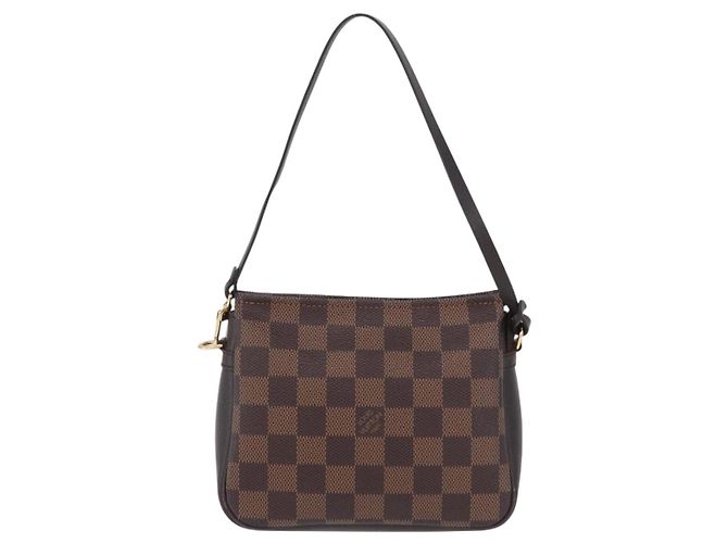 LOUIS VUITTON Damier Ebene Trousse Make Up Pouch N51982 LV - vista 13