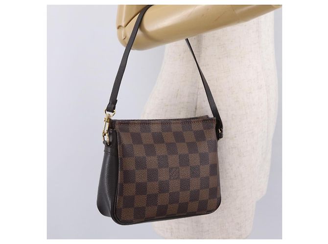 LOUIS VUITTON Damier Ebene Trousse Make Up Pouch N51982 LV - vista 24