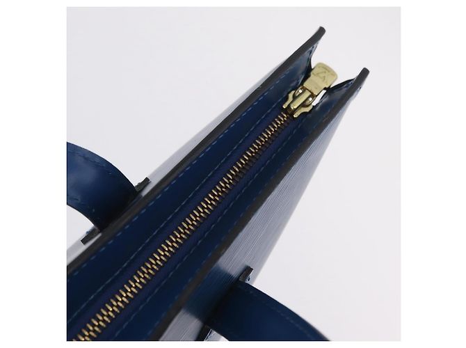 LOUIS VUITTON Epi Saint Jacques Hand Bag Blue M52265 LV - vista 10