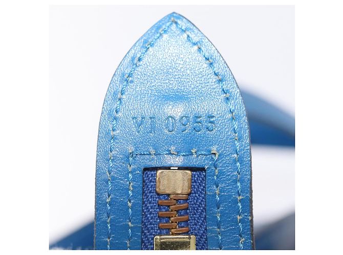 LOUIS VUITTON Epi Saint Jacques Hand Bag Blue M52265 LV - vista 12