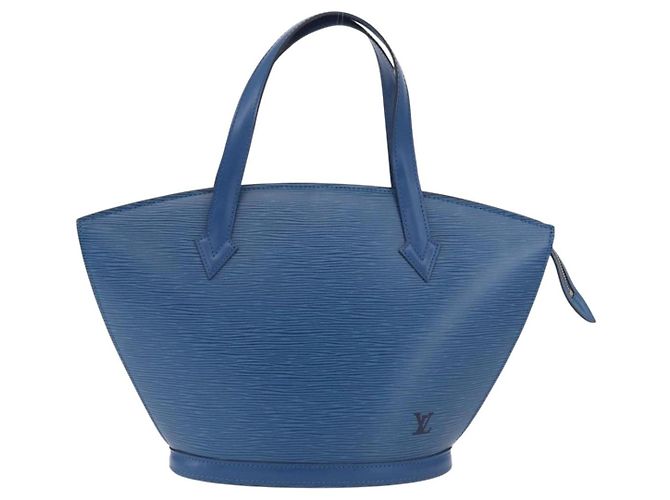 LOUIS VUITTON Epi Saint Jacques Hand Bag Blue M52265 LV - vista 13