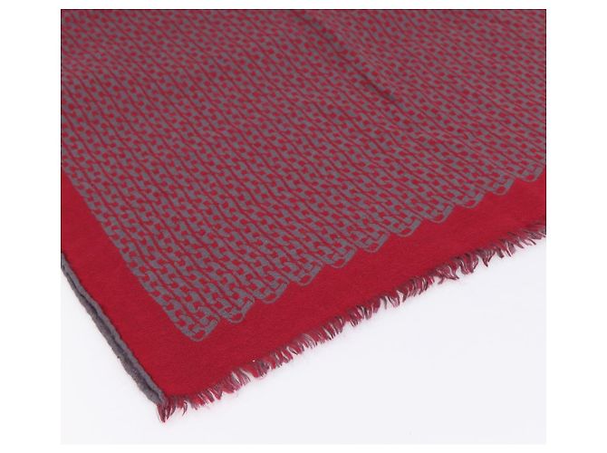 Hermès HERMES Scarf Cashmere Red - vista 4