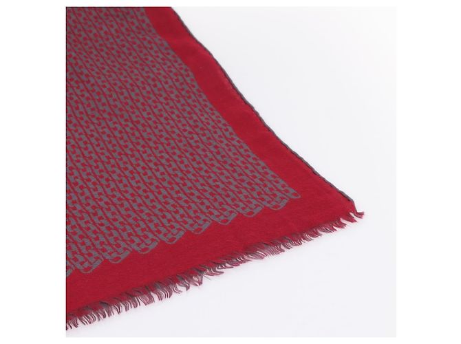 Hermès HERMES Scarf Cashmere Red - vista 5