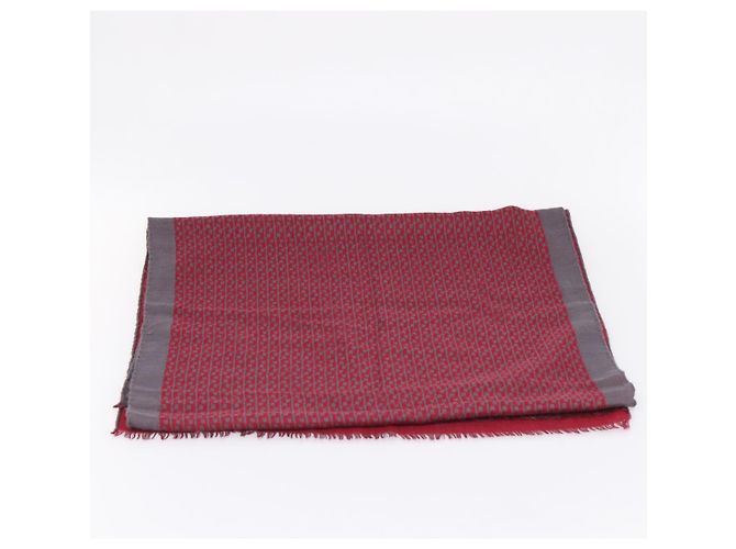 Hermès HERMES Scarf Cashmere Red - vista 7