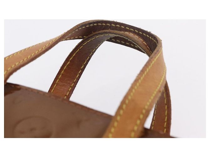 LOUIS VUITTON Monogram Vernis Reade PM Hand Bag Bronze M91146 LV - vista 14