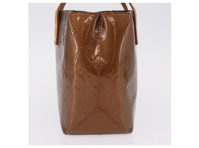 LOUIS VUITTON Monogram Vernis Reade PM Hand Bag Bronze M91146 LV - vista 3