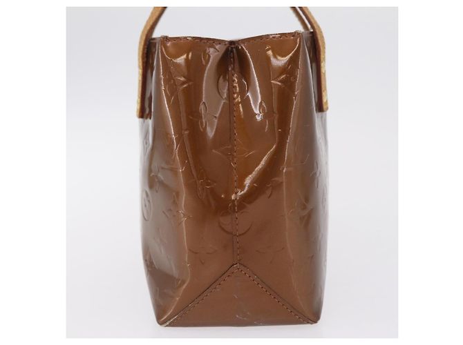LOUIS VUITTON Monogram Vernis Reade PM Hand Bag Bronze M91146 LV - vista 5