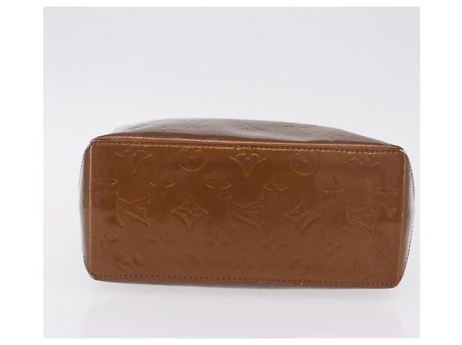 LOUIS VUITTON Monogram Vernis Reade PM Hand Bag Bronze M91146 LV - vista 6