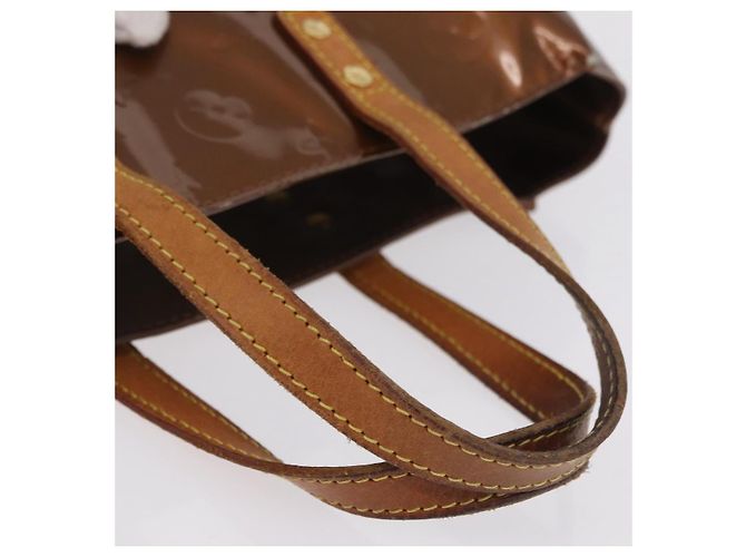 LOUIS VUITTON Monogram Vernis Reade PM Hand Bag Bronze M91146 LV - vista 8