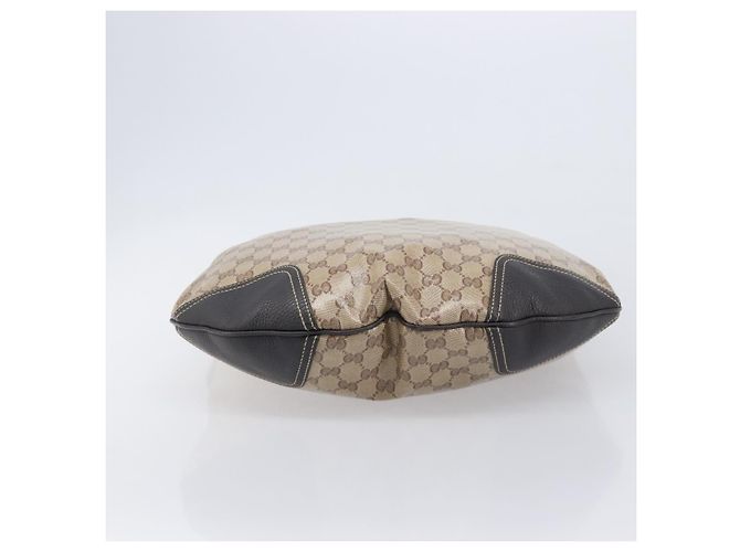 GUCCI GG Crystal Web Sherry Line Bag Coated Canvas Beige 293596 - vista 11