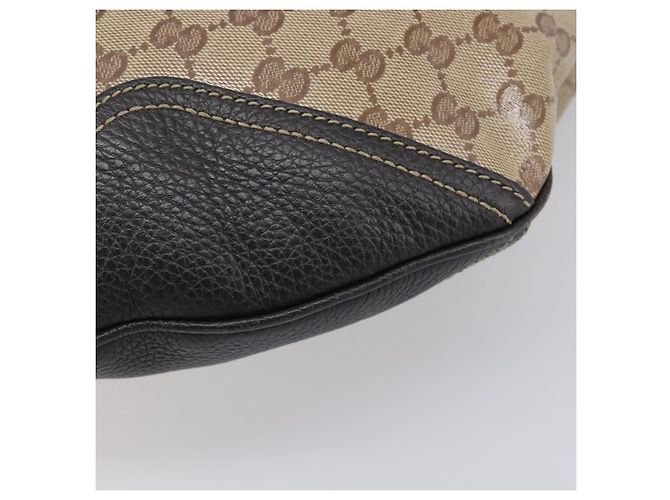 GUCCI GG Crystal Web Sherry Line Bag Coated Canvas Beige 293596 - vista 12