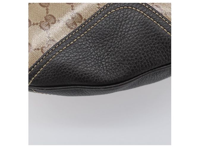 GUCCI GG Crystal Web Sherry Line Bag Coated Canvas Beige 293596 - vista 13