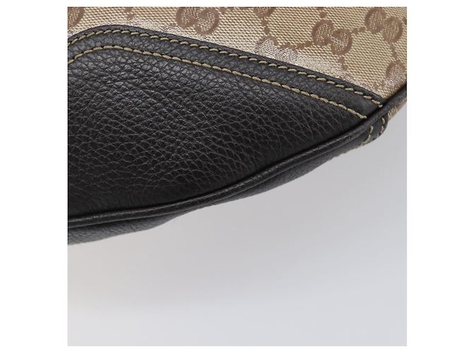 GUCCI GG Crystal Web Sherry Line Bag Coated Canvas Beige 293596 - vista 14