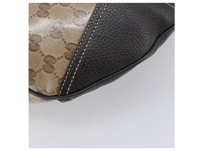 GUCCI GG Crystal Web Sherry Line Bag Coated Canvas Beige 293596 - vista 15