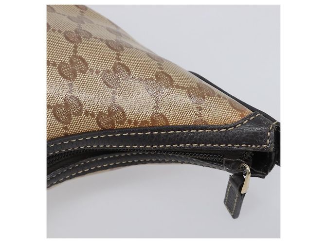 GUCCI GG Crystal Web Sherry Line Bag Coated Canvas Beige 293596 - vista 8