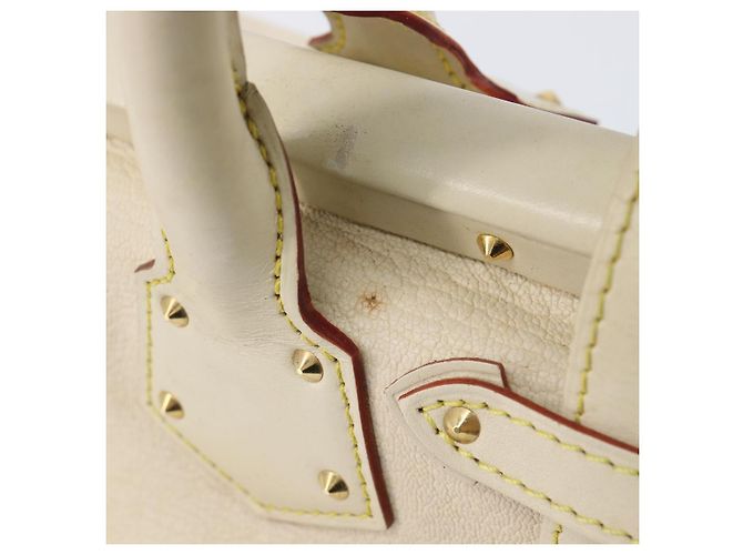 LOUIS VUITTON Suhari Angenu PM Hand Bag White M91811 LV - vista 10