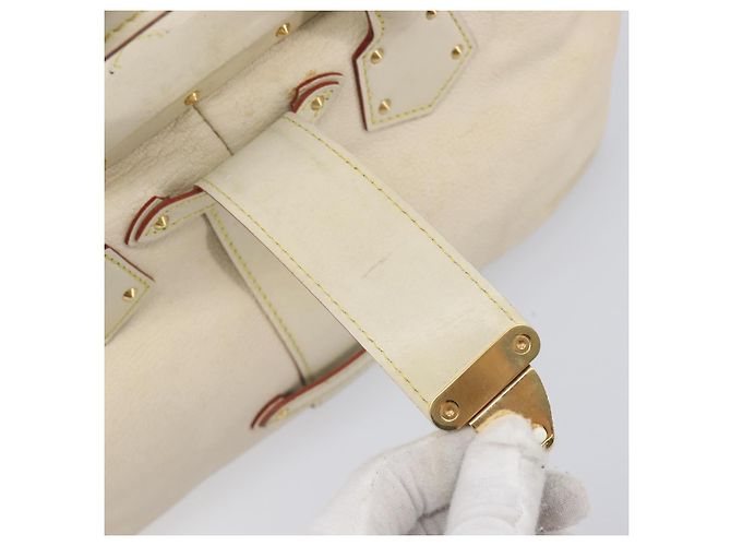 LOUIS VUITTON Suhari Angenu PM Hand Bag White M91811 LV - vista 25