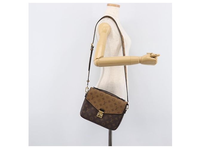 LOUIS VUITTON Monogram Reverse Pochette Metis MM Shoulder M44876 LV - vista 28