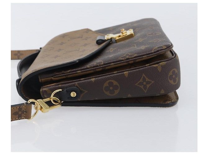 LOUIS VUITTON Monogram Reverse Pochette Metis MM Shoulder M44876 LV - vista 4