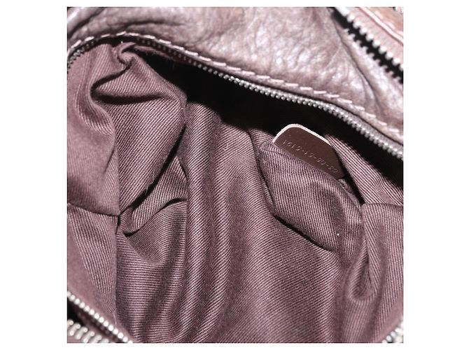 Chloé Chloe Paddington Hand Bag Leather Brown Gold Silver - vista 26